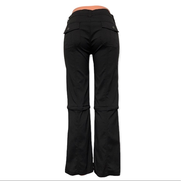 prAna Monarch Convertible Pants in Black | Size 6 - Picture 6 of 12